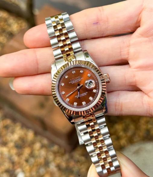 Seiko Datejust Chocolate Jewel Dial