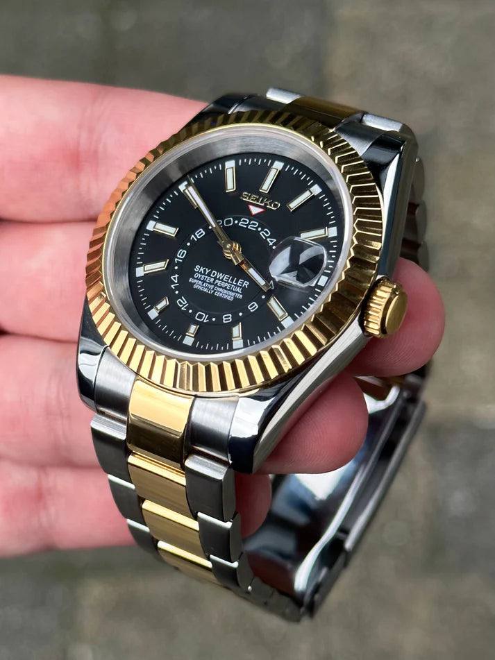 Seiko Datejust Sky Dweller Two Tone Black