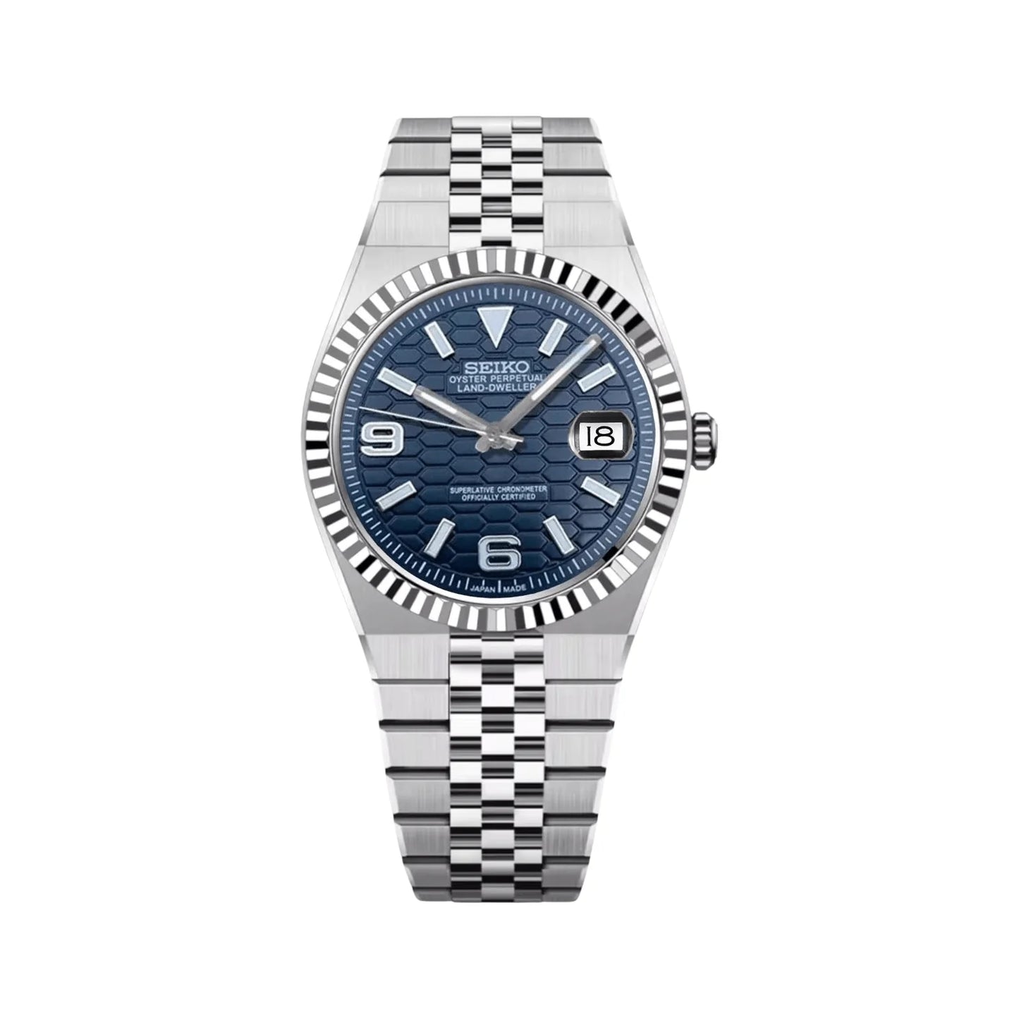 Seiko Land-Dweller Obsidian Blue Dial