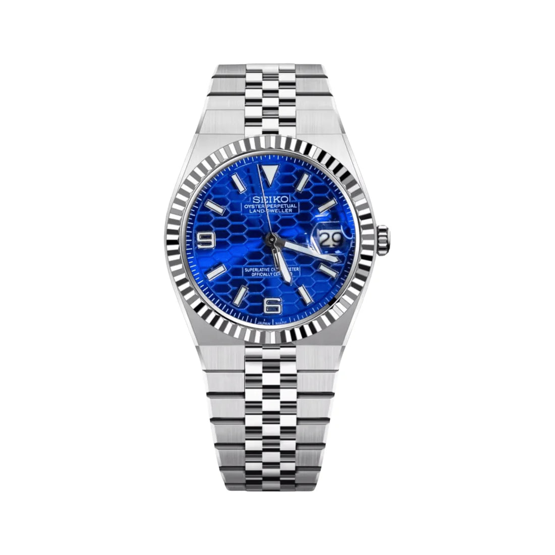 Seiko Land-Dweller Blue Dial