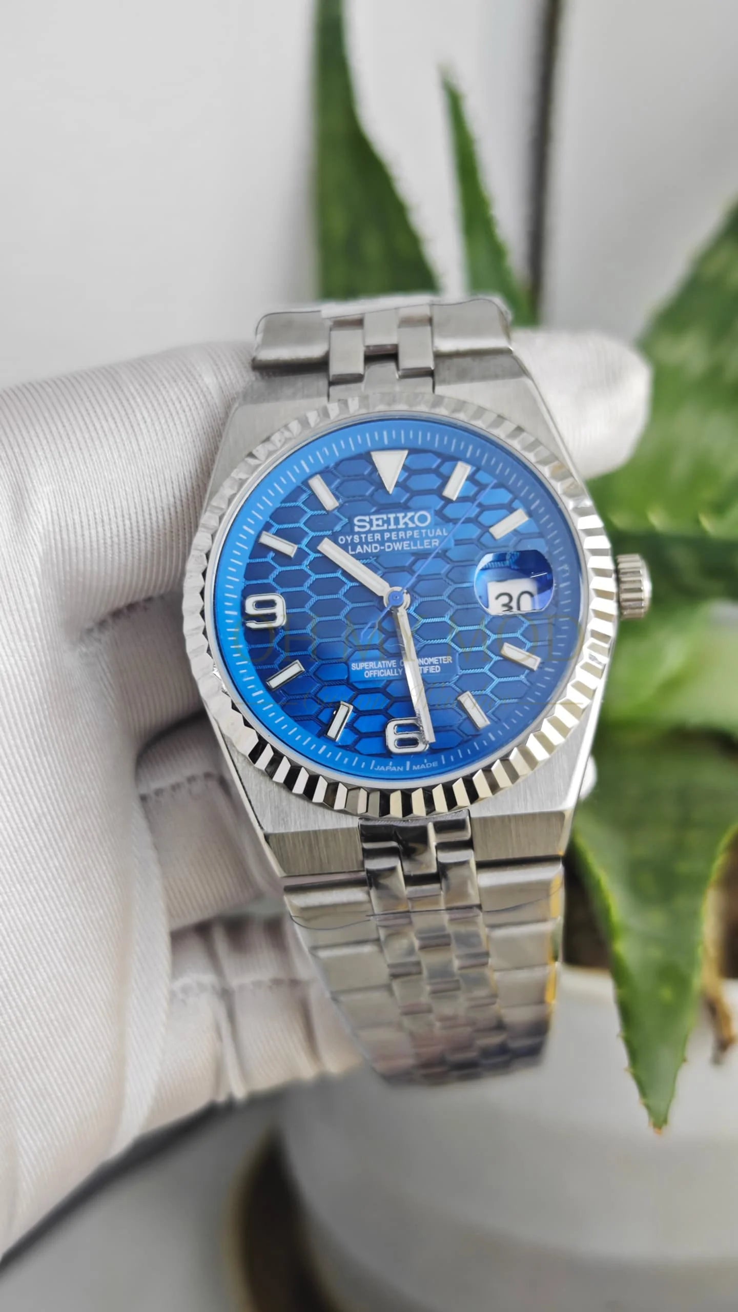 Seiko Land-Dweller Blue Dial