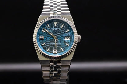 Seiko Land-Dweller Obsidian Blue Dial
