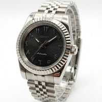 Seiko Datejust Black Textured Arabic Dial