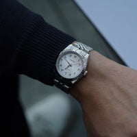 Seiko Datejust White Arabic Dial