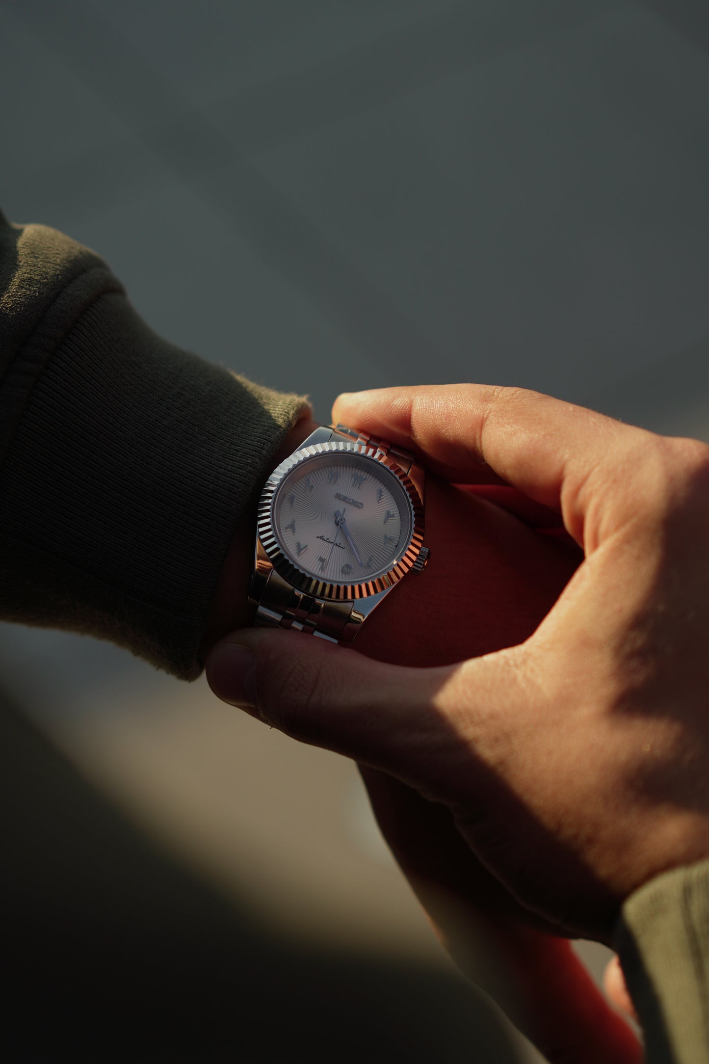 Seiko Datejust White Arabic Dial