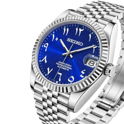 Seiko Datejust Royal Blue Arabic Dial