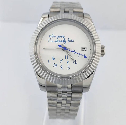 Seiko Datejust Who Cares I'm Already Late