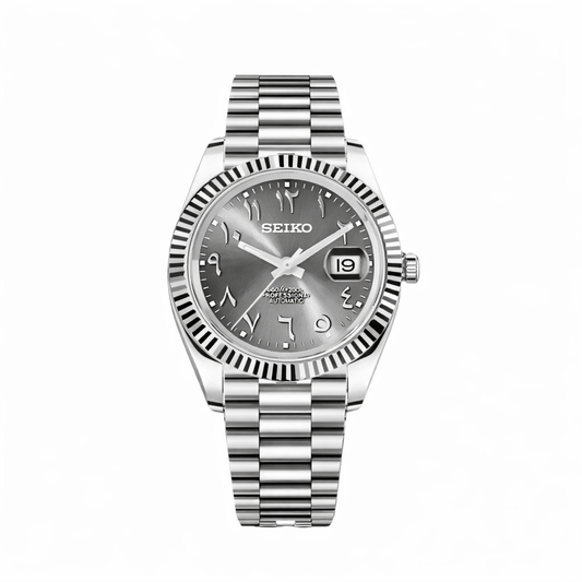 Seiko Datejust Gray Arabic Dial