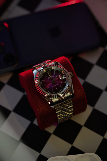 Seiko Datejust Purple Dial