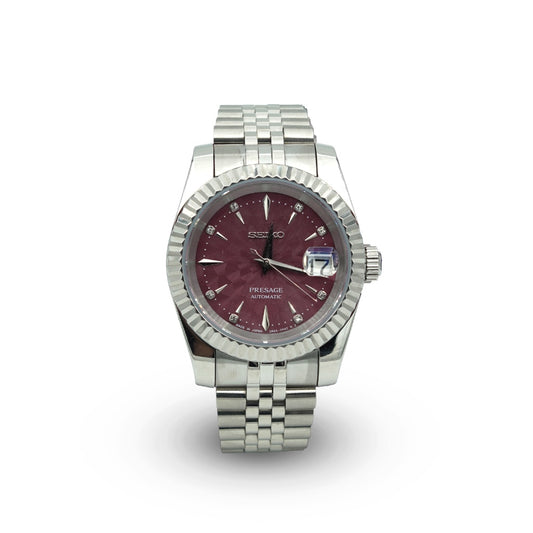 Seiko Presage Maroon Dial