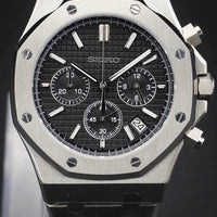 Seiko Royal Oak Black Chronograph
