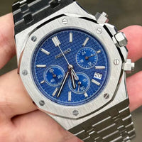 Seiko Royal Oak Blue Chronograph