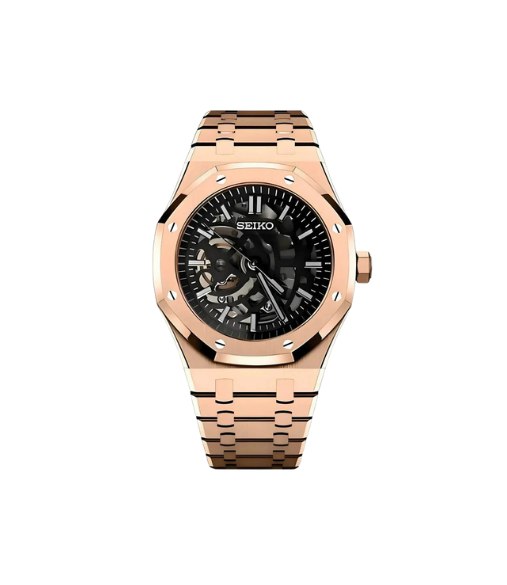 Seiko Royal Oak Rose Gold Skeleton