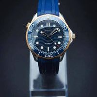 Seiko Seamaster Rose Gold & Blue