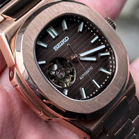 Seiko Nautilus Rose Gold Open Heart