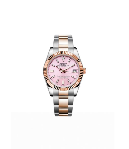 Seiko Datejust Pink Two Tone