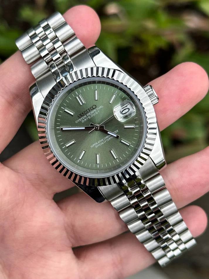 Seiko Datejust Olive Green