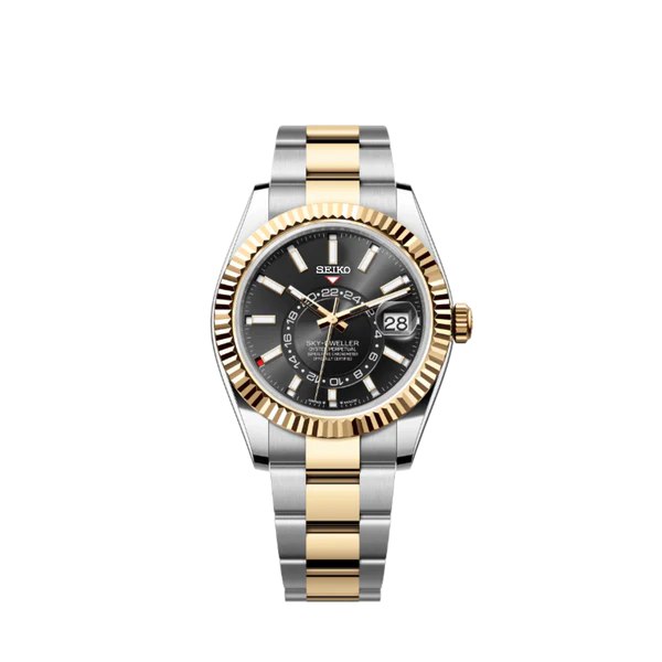 Seiko Datejust Sky Dweller Two Tone Black