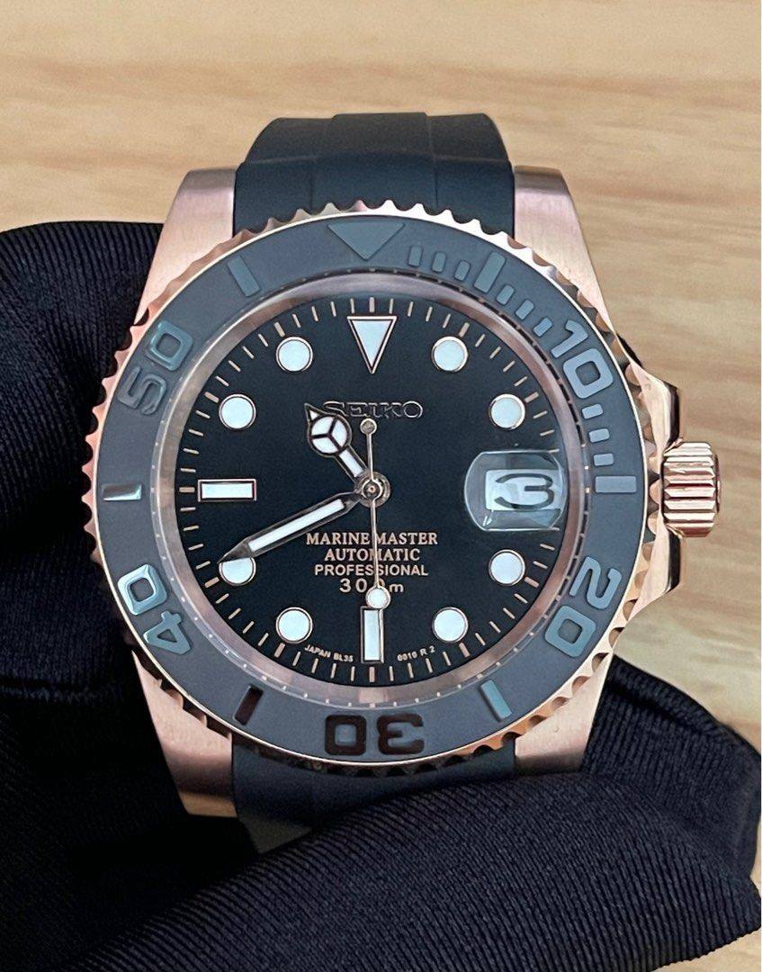 Seiko Marinemaster Black Dial