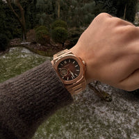 Seiko Nautilus Rose Gold Open Heart