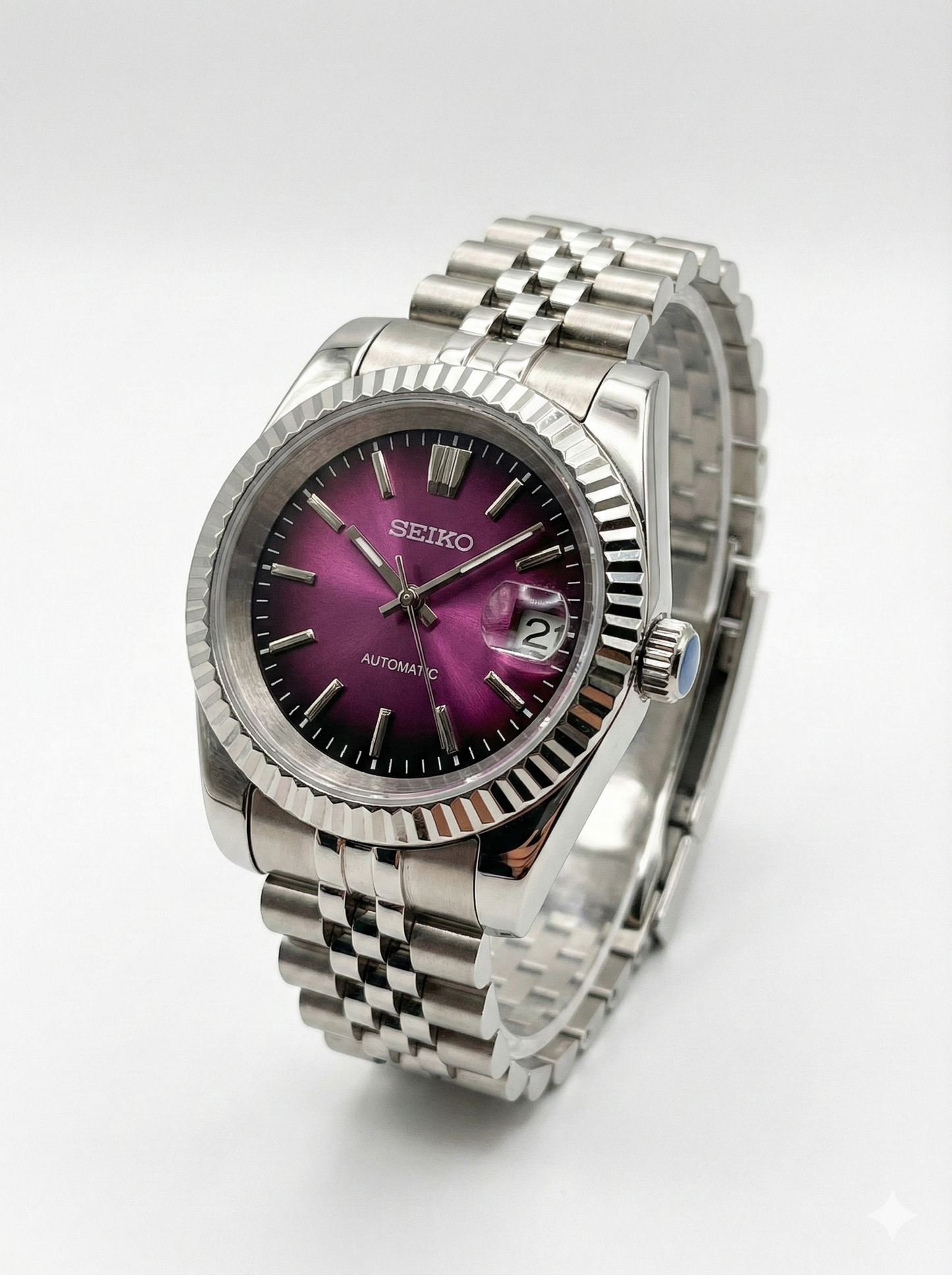Seiko Datejust Purple Dial