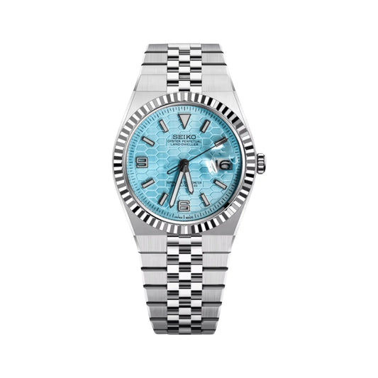 Seiko Land-Dweller Tiffany Blue